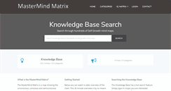 Desktop Screenshot of mastermindmatrix.com